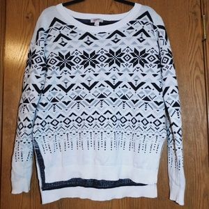Geometric Winter Sweater